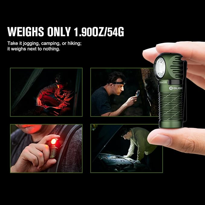 OLIGHT Perun 2 Mini Headlamp 1100 Lumens LED Head Flashlight, Rechargeable - Image 3