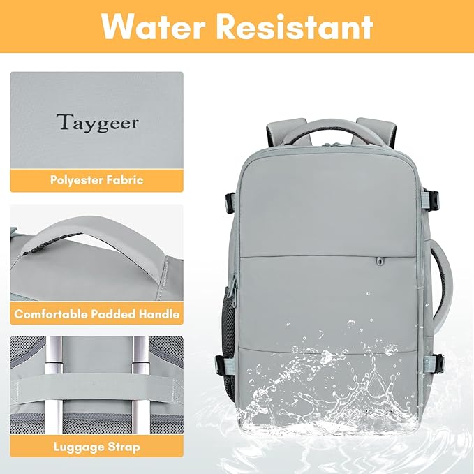 Taygeer Carry On Backpack for Men Women, Travel Backpack - Image 7