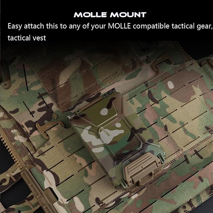 WoSporT Tactical Modular Battery Storage Organizer, MOLLE Military Hunting Vest - Image 2