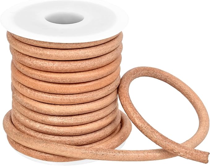 GENIQUE Real/Genuine Round Leather String Cord - Image 5