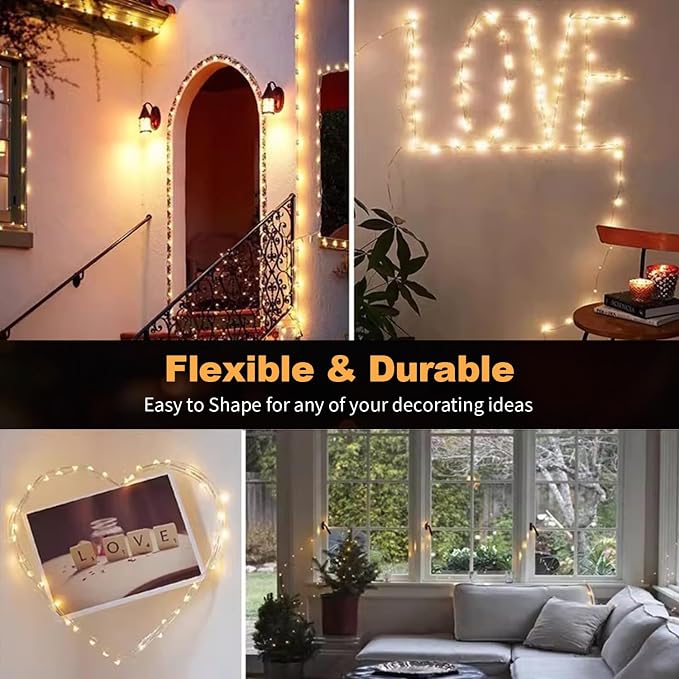 20 Pack LED Fairy Lights Battery Operated, 3 Features Blinking Slowly Blinking - Image 7