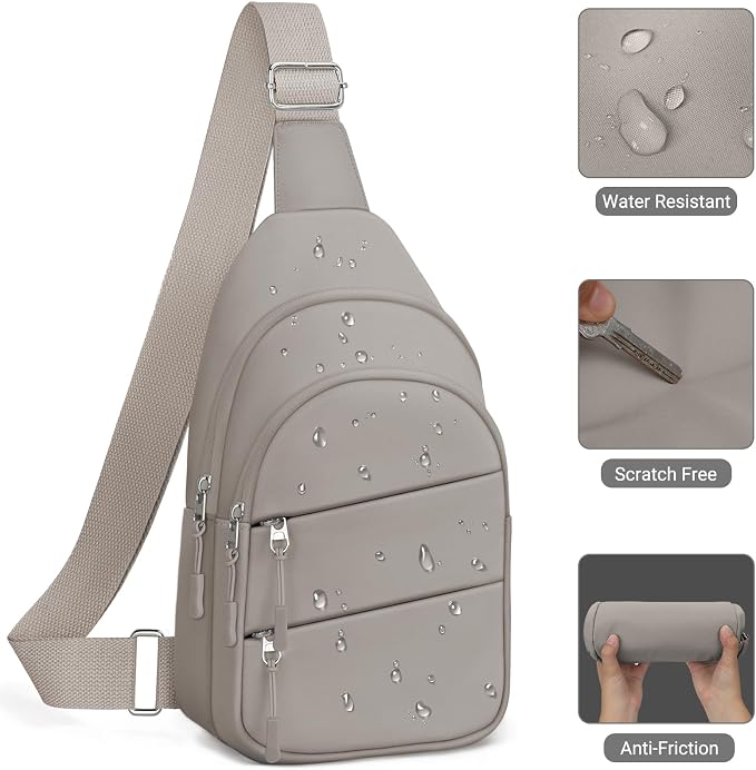 Tuwubi Crossbody Bags for Women, Sling Bag for Men, Small Hiking Backpack Anti - Image 5
