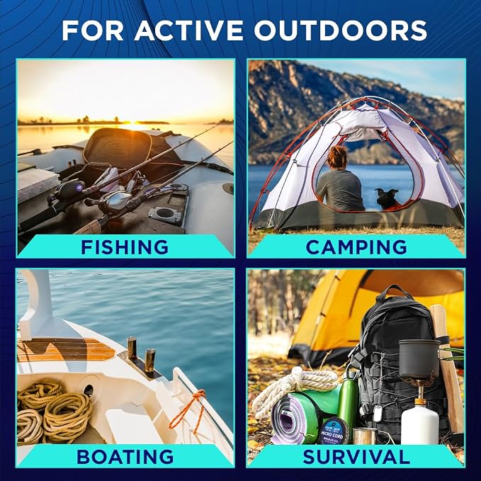 TECEUM Micro Paracord – 1.18 mm X 125 ft – Micro Utility Cord – Thin Braided - Image 7