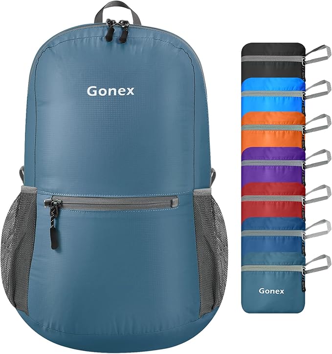 Gonex Ultra Lightweight Packable Backpack 20L Daypack Handy Foldable Camping by Gonex