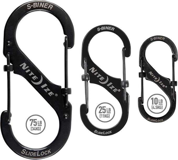 Nite Ize S-Biner SlideLock Stainless Steel Dual Locking Carabiner - Image 6