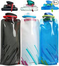 Collapsible Water Bottles for Travel – 24oz Foldable Water Bottle by LuLuya