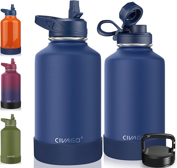 CIVAGO 64 oz Insulated Water Bottle by CIVAGO