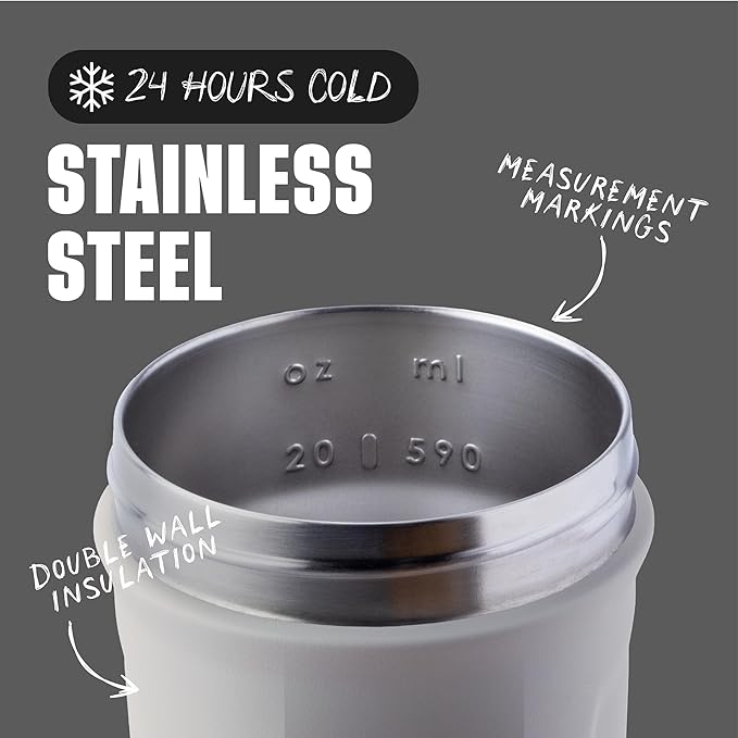 BlenderBottle Sport Insulated Stainless Steel Shaker Bottle - Image 3
