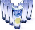 Unbreakable Plastic Cups Plastic Highball Drinking Glasses Tumbler, Large Water by Alaiselit