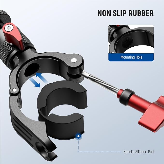 NEEWER Motorcycle Bike Handlebar Mount Compatible - Image 6