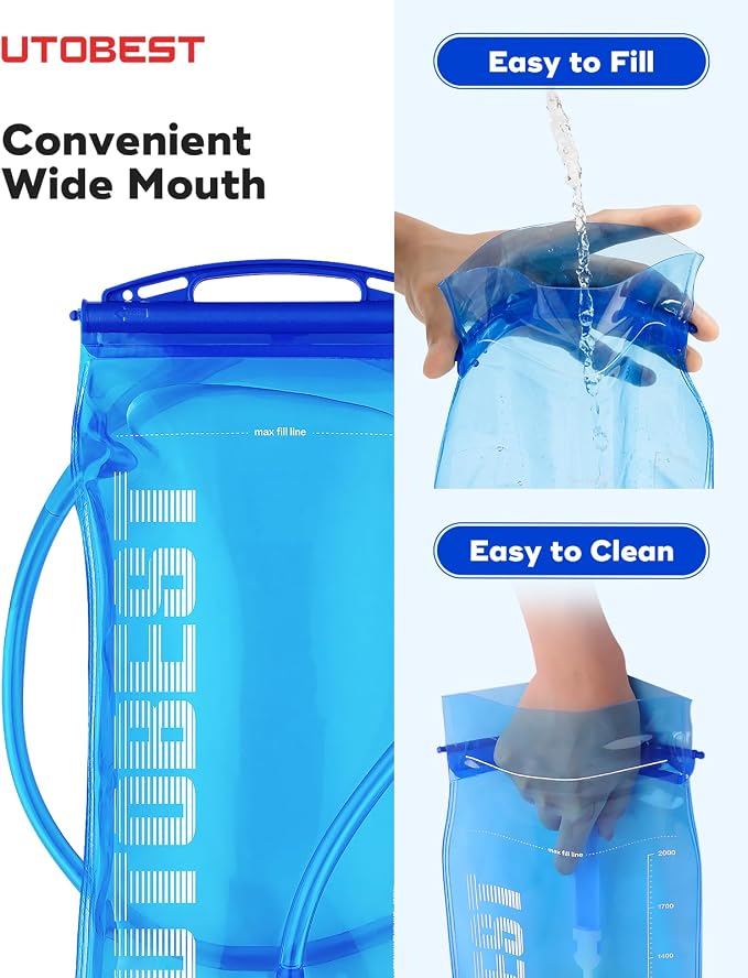 UTOBEST Water Bladder, Hydration Bladder 1L, 3L Water Bladder - Image 7