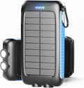 Solar Charger Power Bank 49800mAh Portable 15W Fast Charging Power Bank by Durecopow