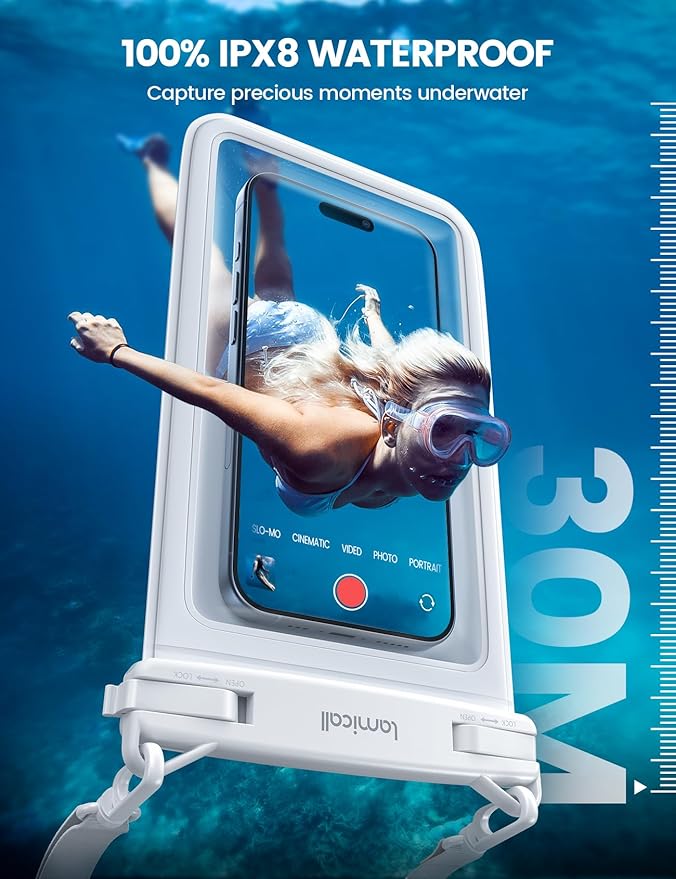 Lamicall Double Bag Waterproof Phone Pouch - Image 3