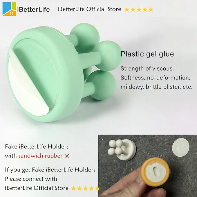 iBetterLife Self-adhesive Silicone Hook Holders - Image 8