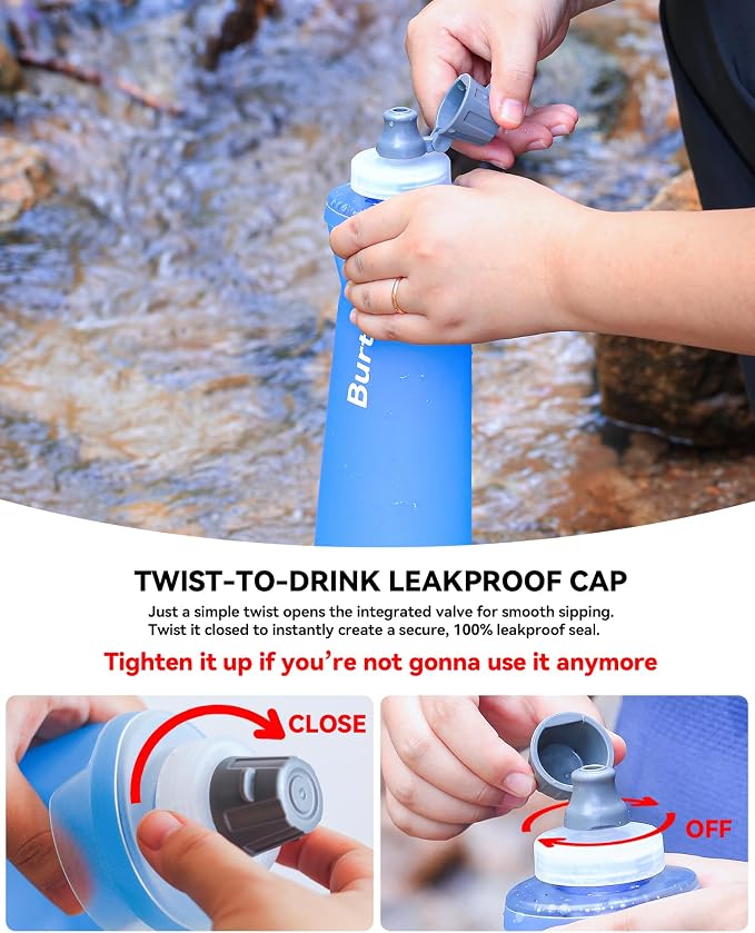Ultralight Collapsible Water Bottle, Compatible - Image 4