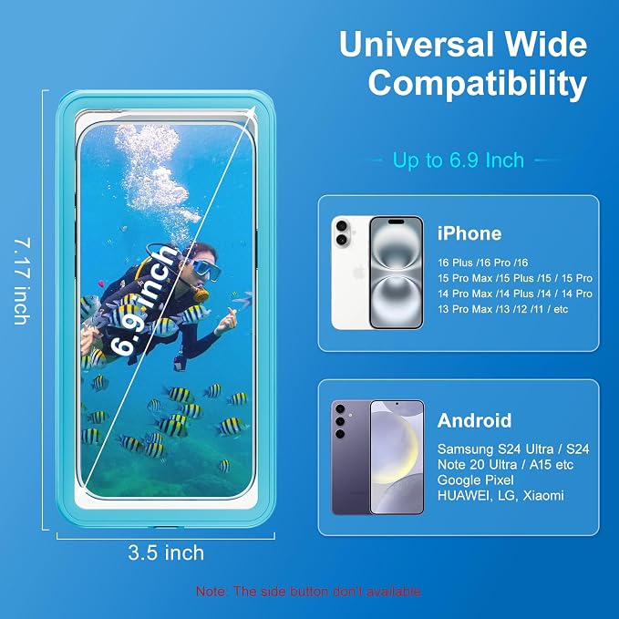 Beasyjoy Waterproof Phone Case, Underwater Phone Case - Image 2