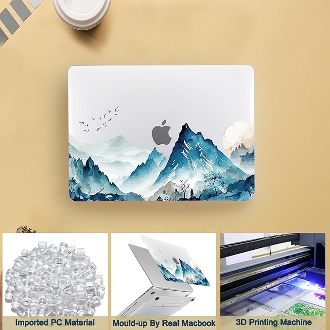 Hard Cover for MacBook Air 13 inch Case 2010-2017 Release, Pattern Design - Image 4
