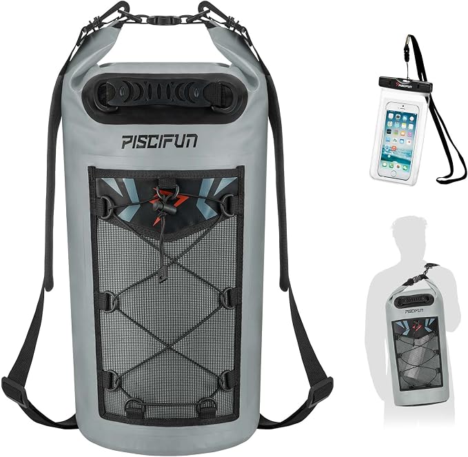 Piscifun Dry Bag, Waterproof Floating Backpack 10L/20L/30L/40L by Piscifun