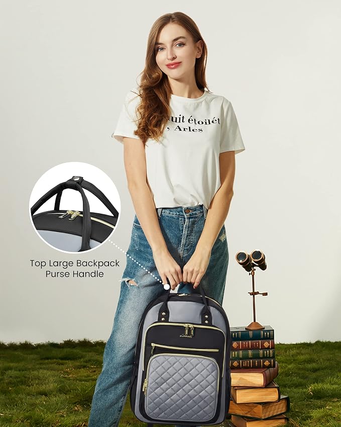 LOVEVOOK Laptop Backpack, High-Strength Tear-Resistant and Waterproof Oxford - Image 6
