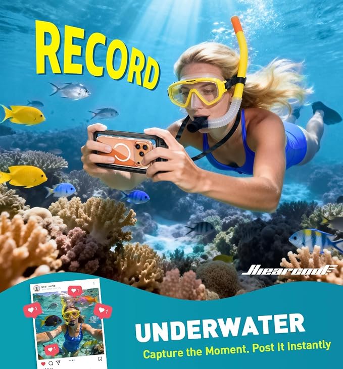 Hiearcool Waterproof Phone Pouch, IPX8 Waterproof Phone Case - Image 5