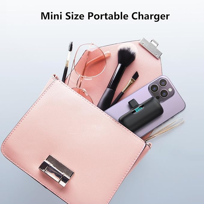 Small Portable Charger for iPhone 17/16/15 Series, 5000mAh 3A PD USB C Power - Image 4