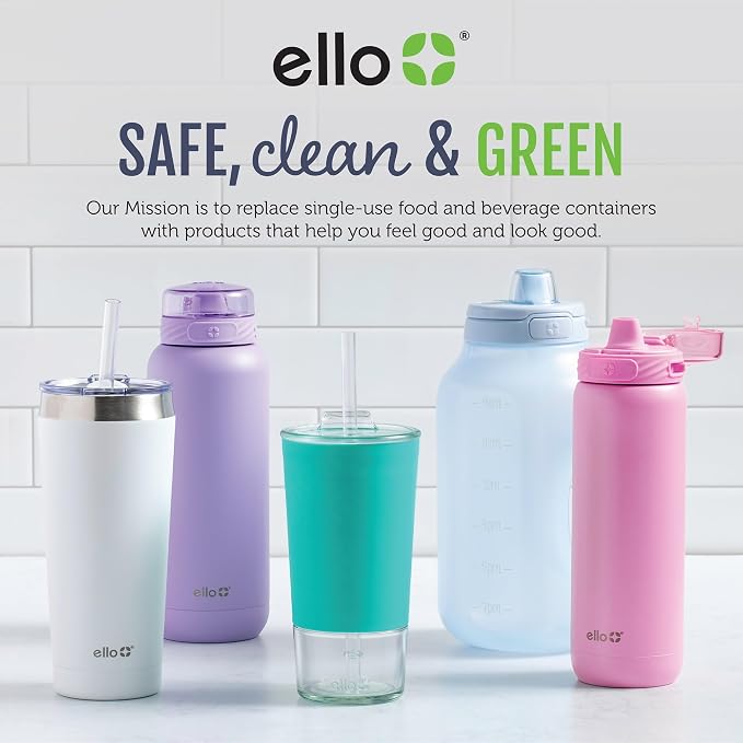 Ello Pop & Fill 40oz Stainless Steel Water Bottle - Image 12