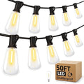 MGVIH Outdoor String Led Patio Lights - 50Ft 15M Outside Waterproof Light ST38 by MGVIH