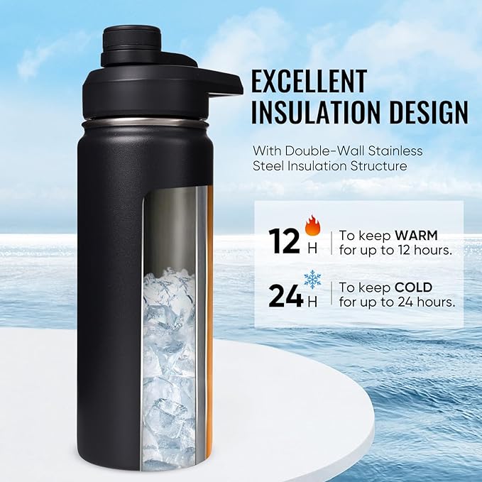 Fijinhom 18 oz Insulated Water Bottle - Image 2
