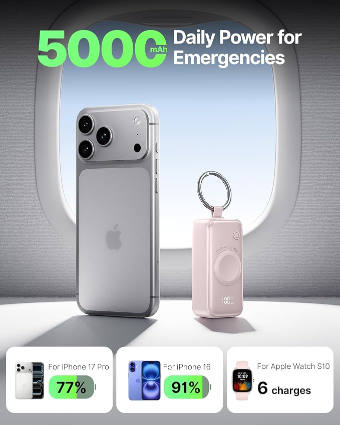 INIU 3-in-1 Portable Charger, 5000mAh Power Bank - Image 6