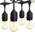 Banord Outdoor String Lights Commercial Grade 96ft Waterproof by Banord