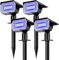 nipify 4 Pack Solar Spot Lights Outdoor, Solar Powered Waterproof Spotlight by Nipify