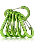 Booms Fishing CC1 Multi-Use Carabiner Clip, 6 Pack Small Caribeener Clips by BoomsFishing