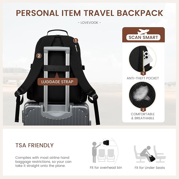 LOVEVOOK Laptop Backpack for Women - Image 6