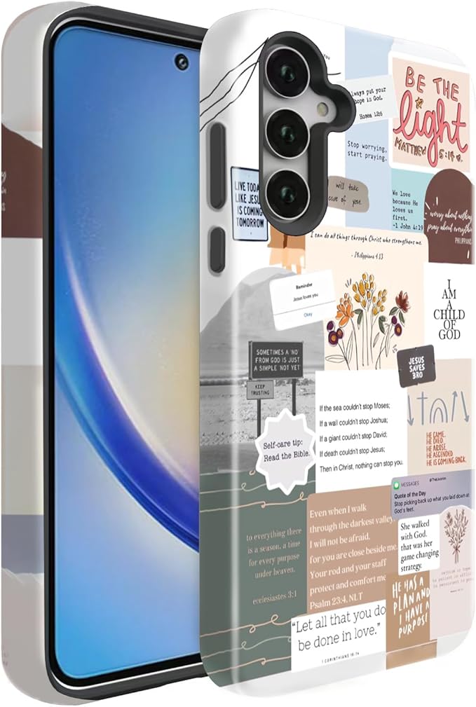 Compatible for Samsung Galaxy A56 5G Case, Dual Layer Heavy Duty 2 in 1 by BSMOSPER