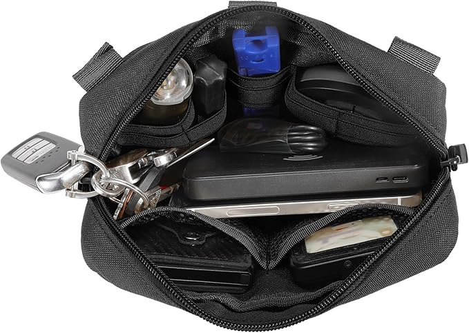 FRTKK Tactical Molle Admin Pouch Utility Laser Cut EDC Tool Pouch Bag - Image 4