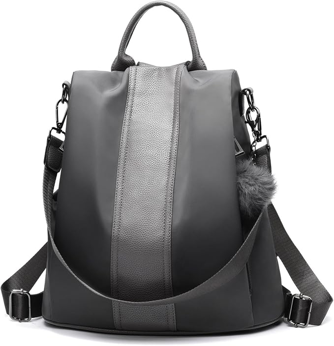 PINCNEL Women Backpack Purse Waterproof Nylon Anti-theft Rucksack Lightweight by PINCNEL