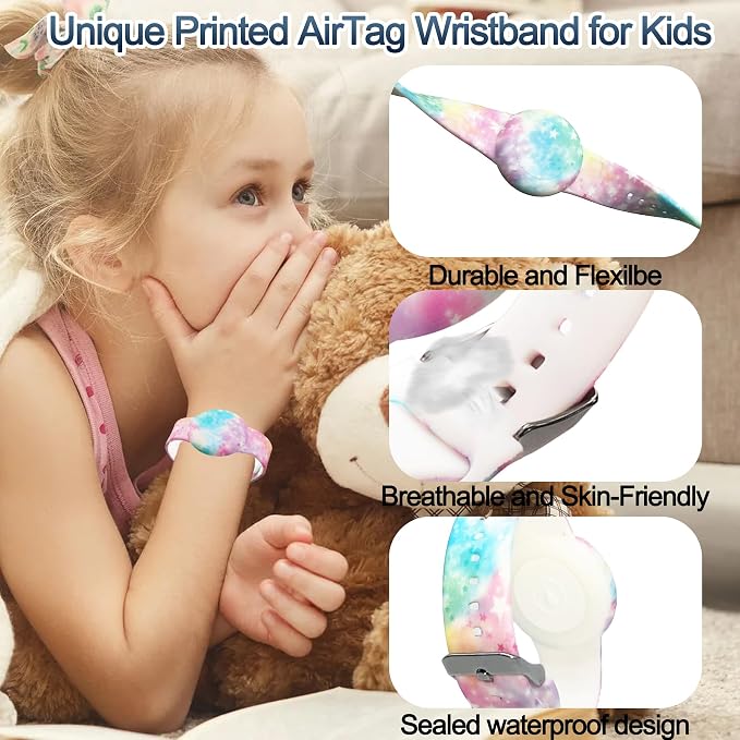 2 Pack Waterproof AirTag Bracelet - Image 6