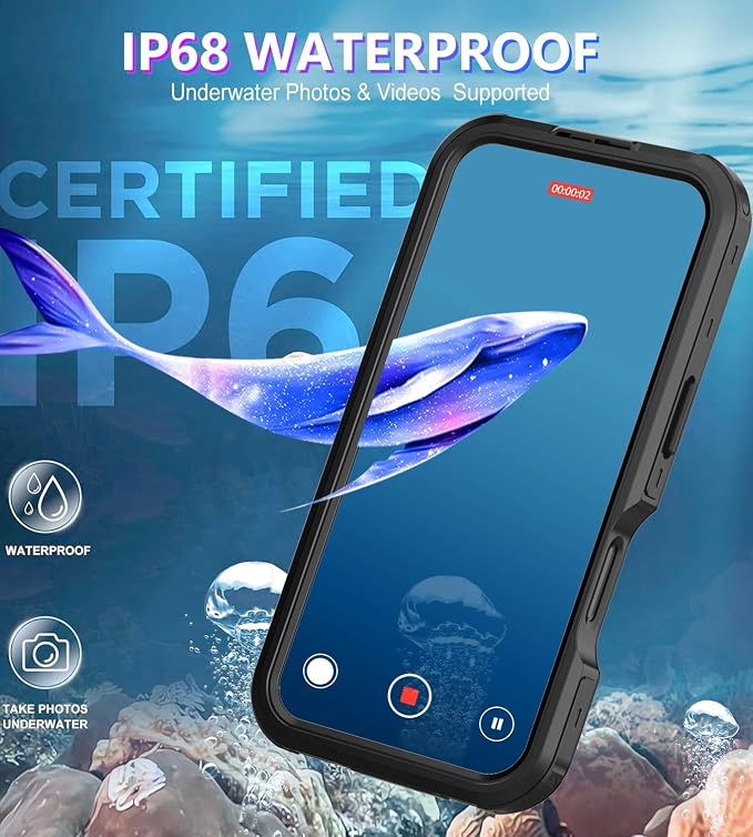 for iPhone 16 Case Waterproof | Full Body Shockproof Dust Proof Phone Case Cover - Image 5