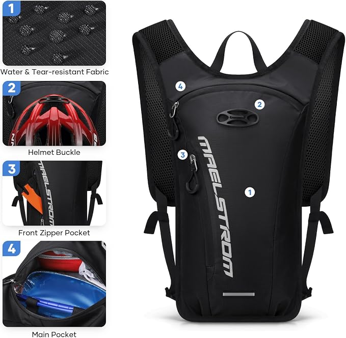 Maelstrom Hydration Backpack, Hiking Backpack - Image 2