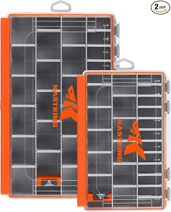 KastKing HyperSeal Waterproof Tackle Box, Waterproof 3600 and 3700 Tackle Trays by KastKing