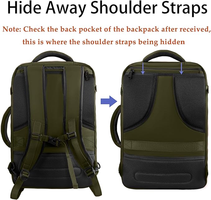 MATEIN Expandable Air Travel Backpack, Light Weight Carry on Backpack - Image 6