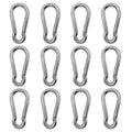 304 Stainless Steel Carabiners -1.57 inch Heavy Duty, Durable & Rust-Free Clips by Outmate