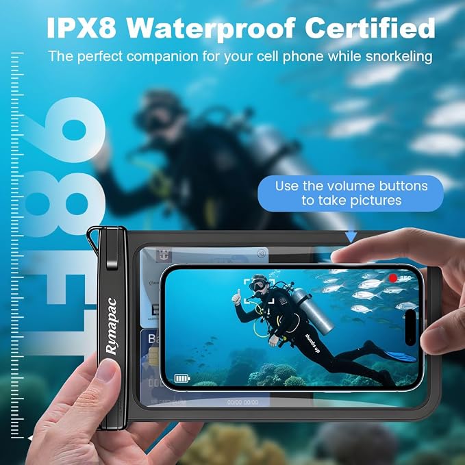 Rynapac [Up to 8.5" Waterproof Phone Pouch - Image 3