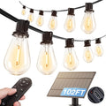 addlon 102FT Solar String Lights Outdoor Waterproof by addlon