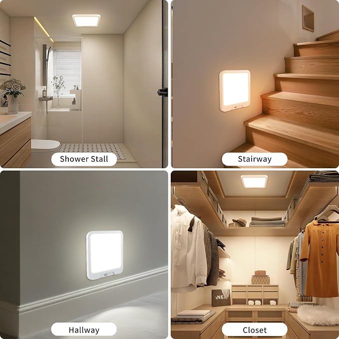 Meliya USB C Rechargeable Motion Sensor Ceiling Light 550LM - Image 4