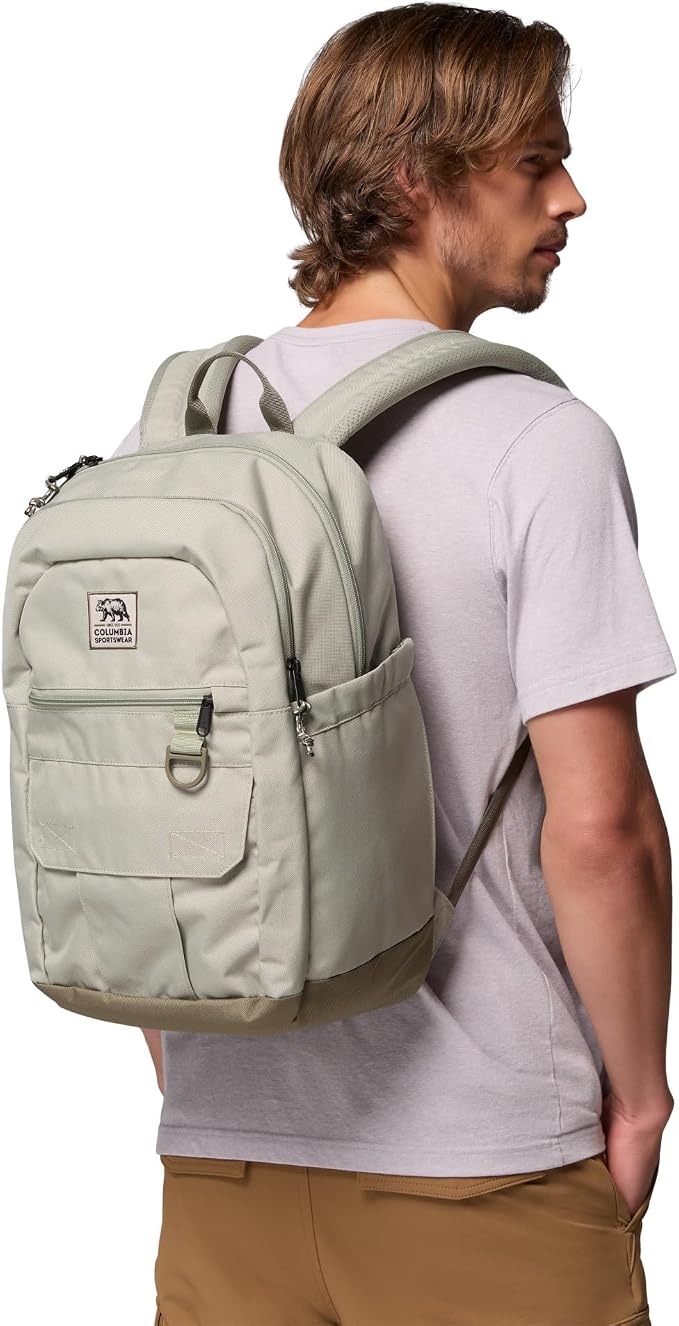 Columbia Unisex Buxton 26L Backpack, Safari/Stone Green, One Size - Image 4