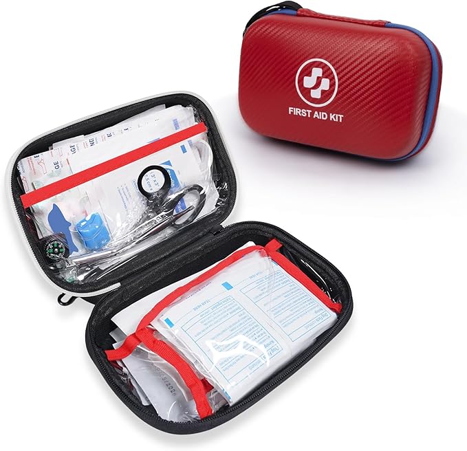 315 Piece Emergency Kit – Waterproof Hard Shell EVA First Aid Kit by watpyhd