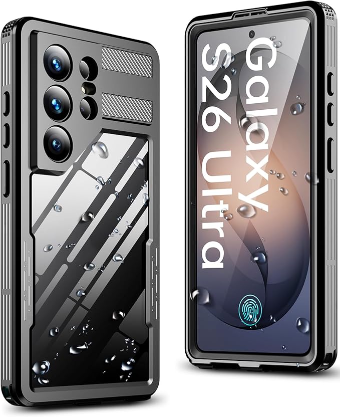 Hllhunkhe for Samsung Galaxy S26 Ultra Case, Rugged Full Body Underwater by Hllhunkhe