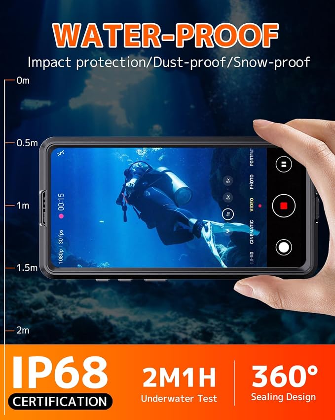 NINKI for Samsung Galaxy S26 Ultra Case Waterproof Magnetic - Image 2