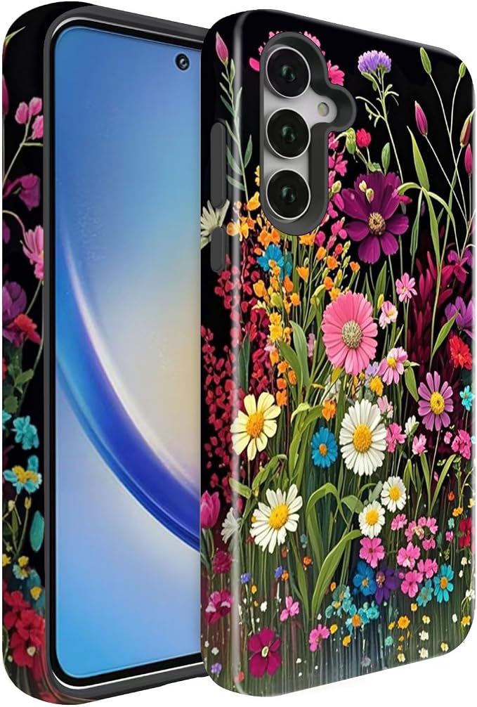 Compatible for Samsung Galaxy A16 5G Case, Dual Layer Heavy Duty 2 in 1 by BSMOSPER